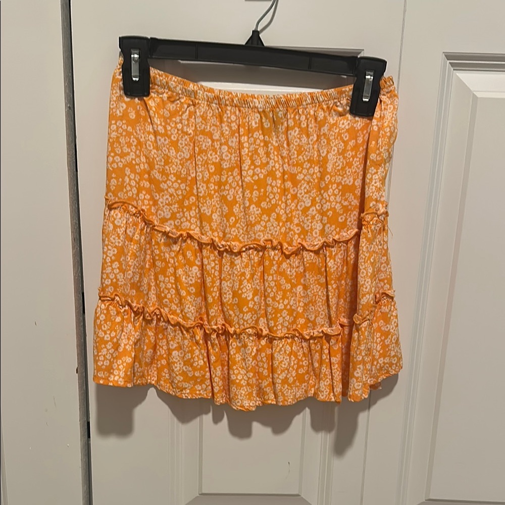 Floral yellow Skirt